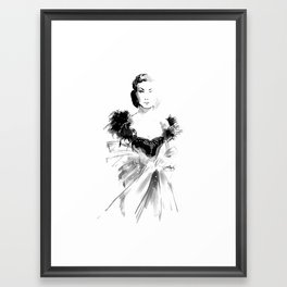 Scarlett Framed Art Print