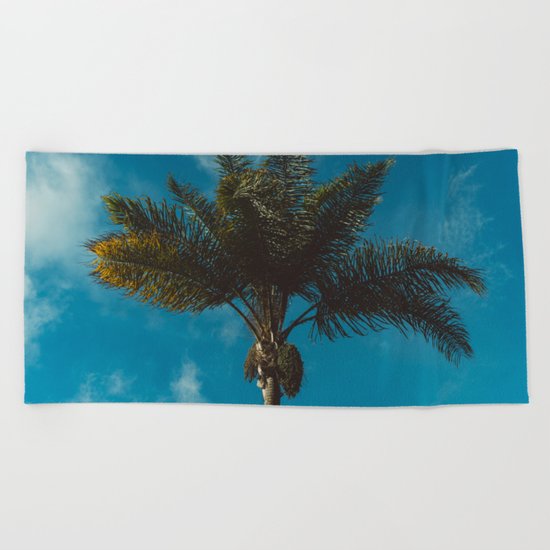 Palm Tree II Beach Towel