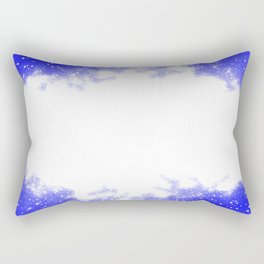 Blue and Stars Rectangular Pillow
