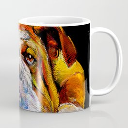 Bulldog pastel portrait Coffee Mug