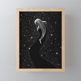 Star Eater (Black Version) Framed Mini Art Print