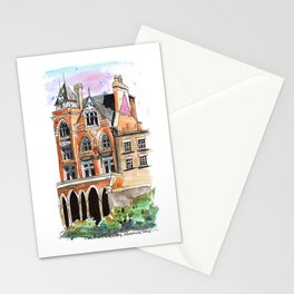 Durning Library, London Watercolour Travel Illustration Stationery Cards