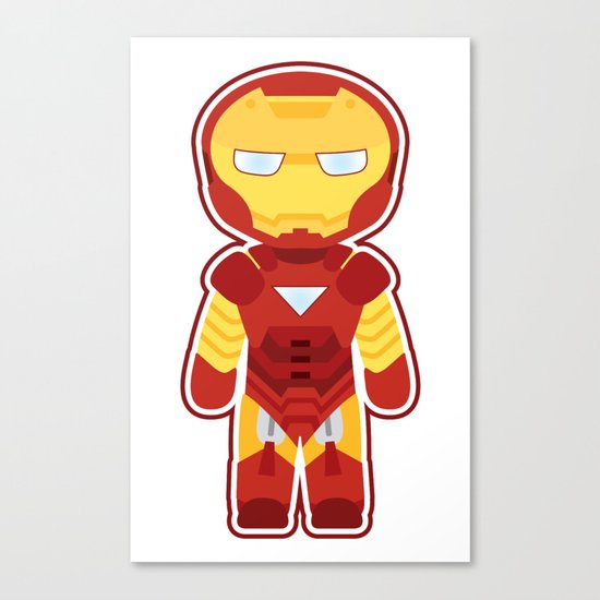Chibi Iron Man Canvas Print