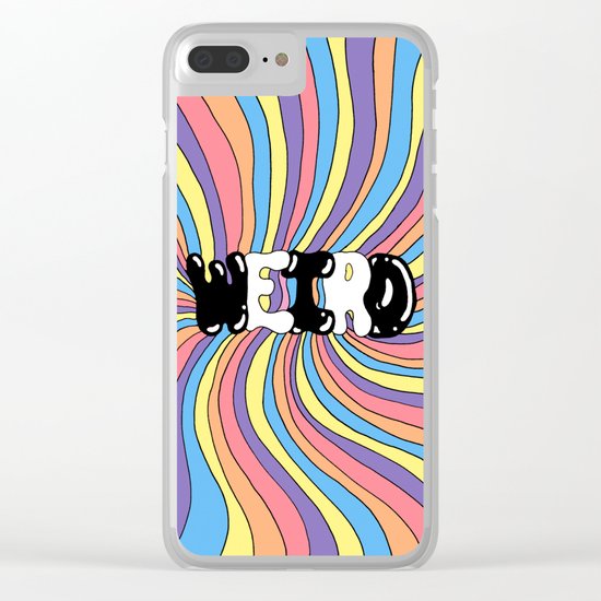 WEIRD Clear iPhone Case