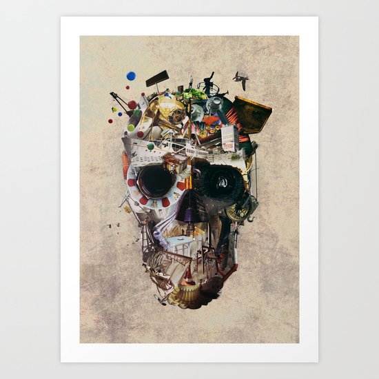 Istanbul Skull 2 Art Print