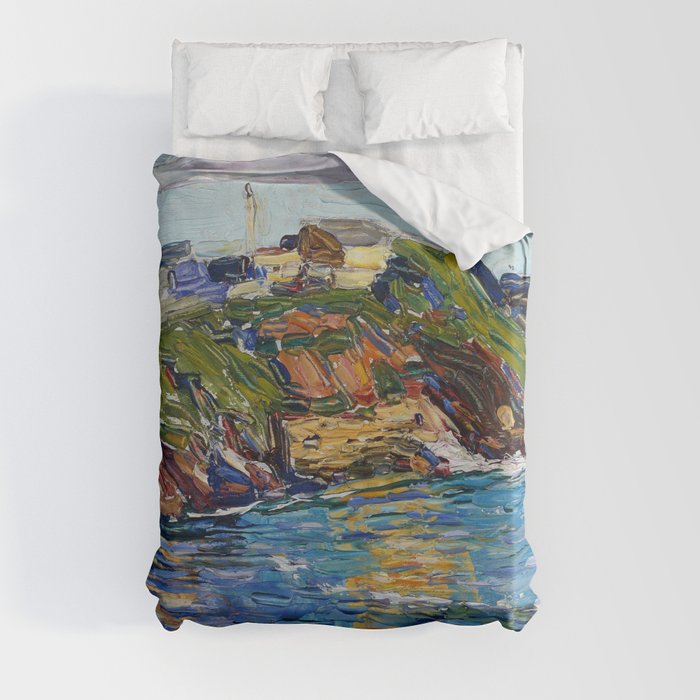 Wassily Kandinsky Rapallo – Bucht (1906)-Rapallo – Bay Duvet Cover