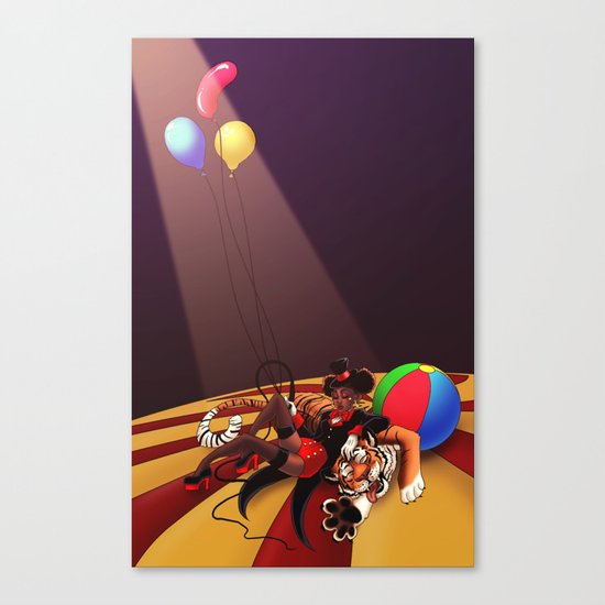The Ringmaster's Nap - Variation Canvas Print