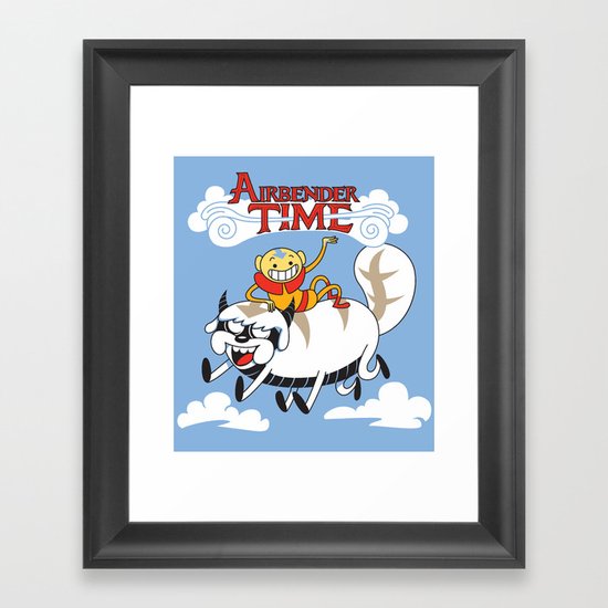 Airbender Time Framed Art Print