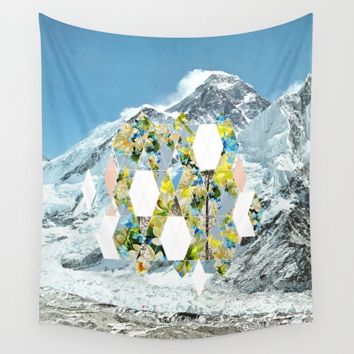 Mountain Flower Wall Tapestry