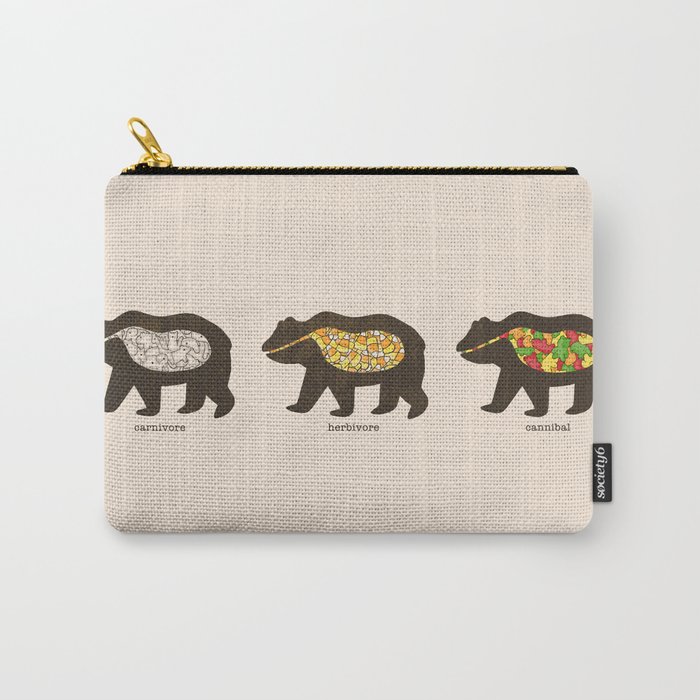 The Eating Habits of Bears Carry-All Pouch