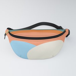 Spring Eclipse Fanny Pack | Peach, Abstract, Decor, Orange, Pattern, Eclipse, Poster, Comic, Vector, Orangedesign 