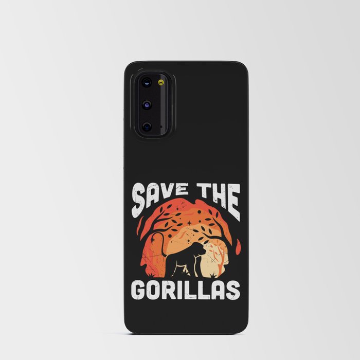Save The Gorillas Android Card Case