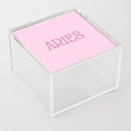 Barbie Pink Aries Energy Acrylic Box