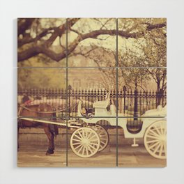 New Orleans Carriage Ride Wood Wall Art