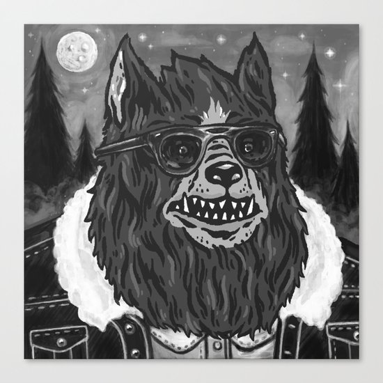 Big Bad Wolf Canvas Print