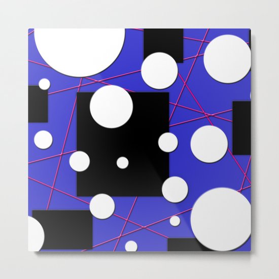 Geo Shape Play Metal Print