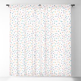 Abstract cut out raindrop confetti. Blackout Curtain