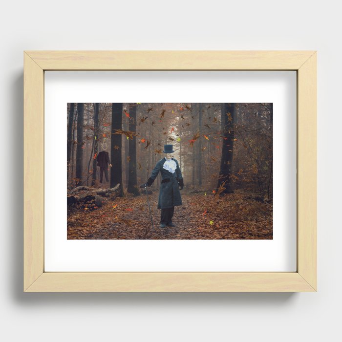 Don't lose your head. Recessed Framed Print