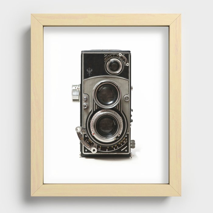 Vintage Camera 01 Recessed Framed Print