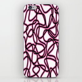 Abstract pattern - pink. iPhone Skin