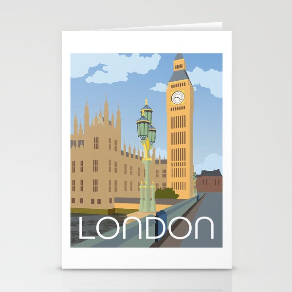 London England Stationery Cards