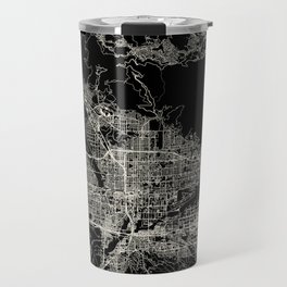 San Bernardino USA - City Map - Black and White Aesthetic Travel Mug