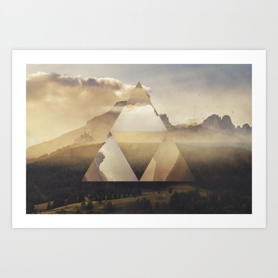 Hyrule - Power of the Triforce Art Print