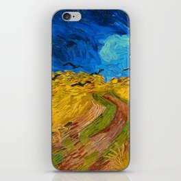 Wheatfield with Crows, 1890 by Vincent van Gogh iPhone Skin