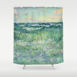 Marine, Pourville Shower Curtain