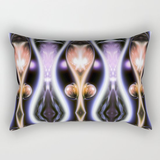 Space Blossoms Rectangular Pillow