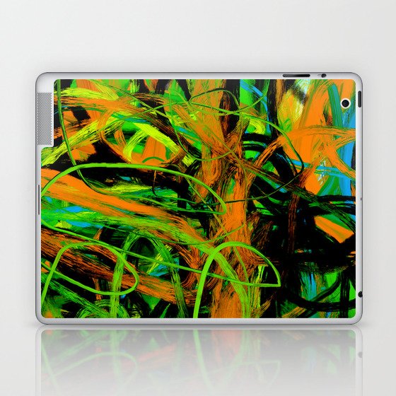 Abstract expressionist Art. Abstract Painting 73. Laptop & iPad Skin
