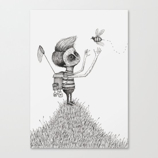 'The Bug Collector' Canvas Print
