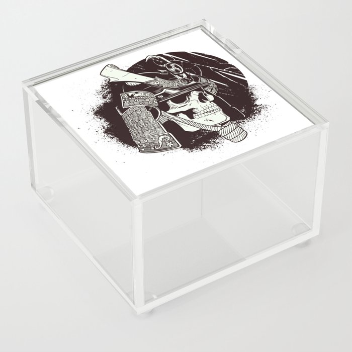 Samurai Skull Acrylic Box