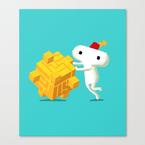 The Prince with a FEZ Canvas Print