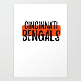 Go Bengals Art Print