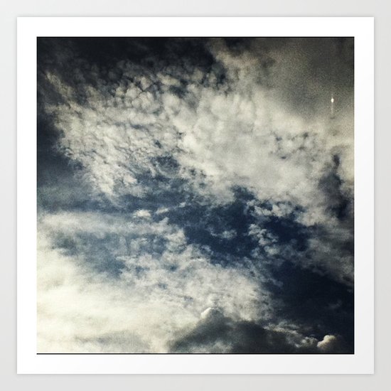 Up in the sky. Art Print