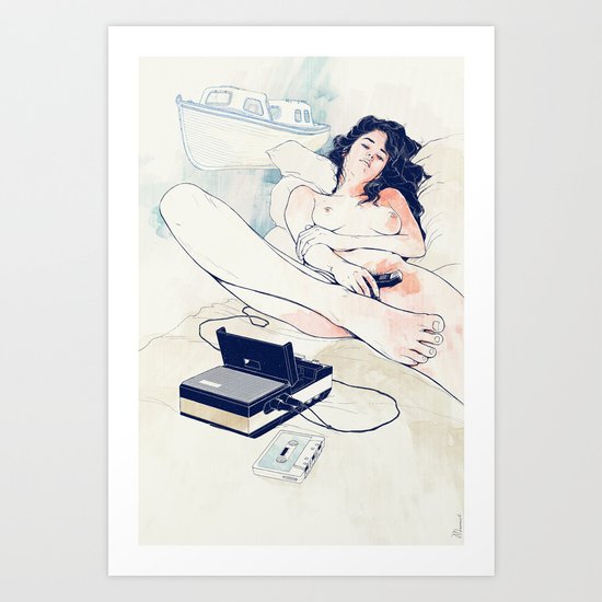 Nothing to say Art Print
