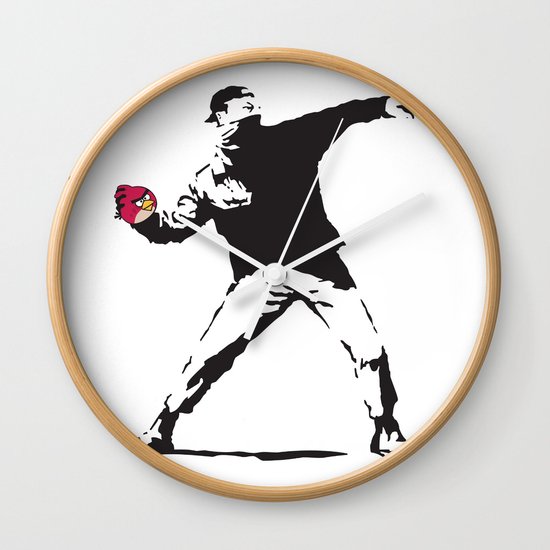 Angry Birdksy Wall Clock