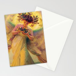 “Angel of the Birds” by Franz Dvorak Stationery Card