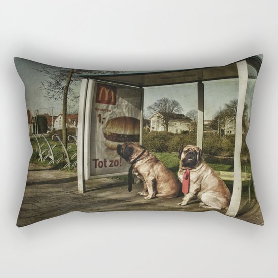 Human behaviour Rectangular Pillow