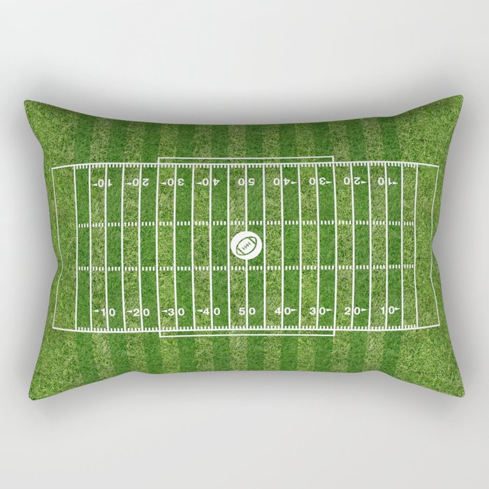 American football field(gridiron) Rectangular Pillow