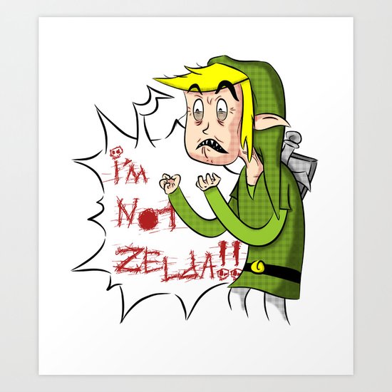 I'm not going to say it again! Art Print
