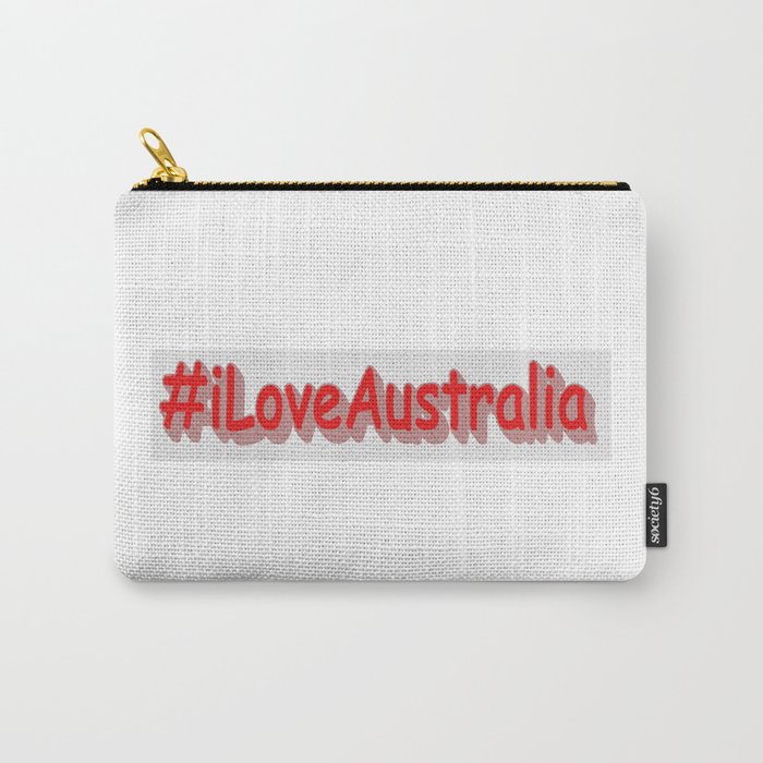 "#iLoveAustralia" Cute Design. Buy Now Carry-All Pouch