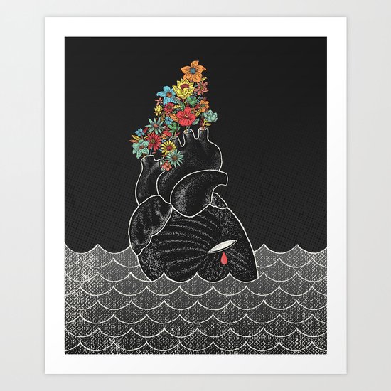 Drowning Art Print