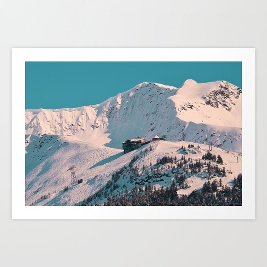 Mt. Alyeska Ski Resort - Alaska Art Print
