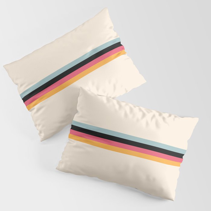 Ishtar - Classic Retro Summer Stripes Pillow Sham