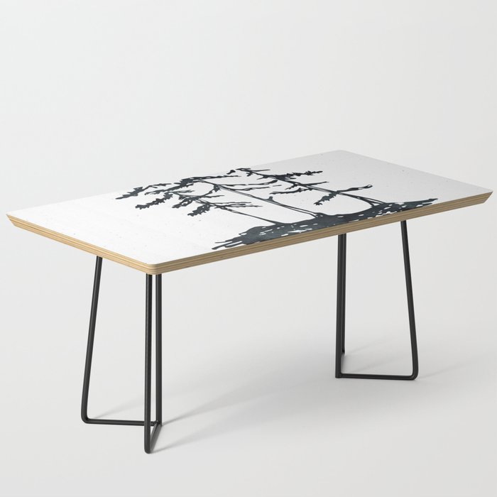 The Three Sisters Black And White Coffee Table By Naturemagick