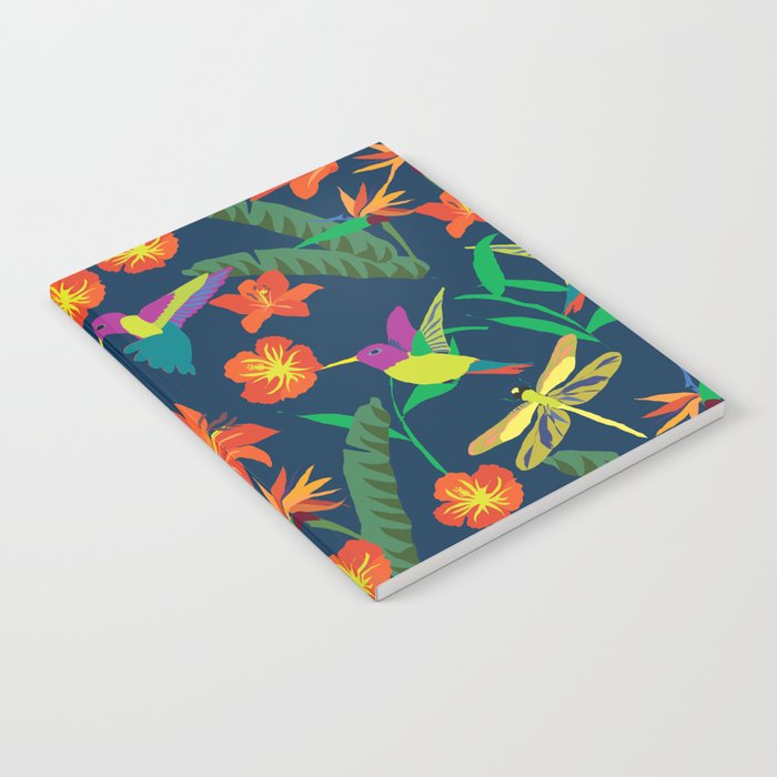 Bird of Paradise Tropical Print Notebook