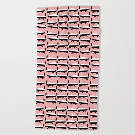 The Honey Badger Parade Beach Towel
