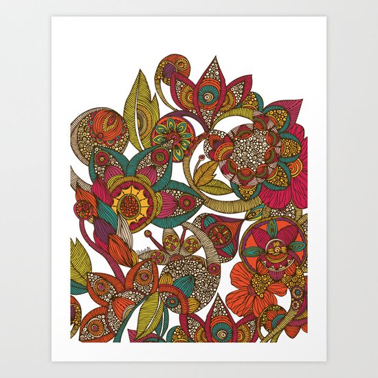 Ava's garden Art Print